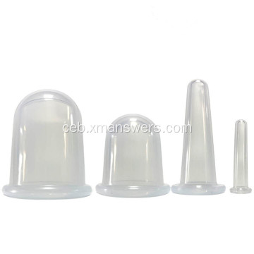 Tradisyonal nga medikal nga terapiya nga silicone vacuum cupping set